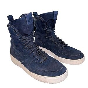 Nike SF Air Force 1 Hi Midnight Navy 857872-401 Women's size 10